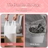 AOSULI Small Bin Bags 3-5l Bin Liners Pedal Clear Plastic Waste Bags with Tie Handle 108 Counts White Trash Bags Mini Garbage Bags for Bathroom,Toilet,Bedroom,Office Fit 3-6L Rubbish Bin view 2