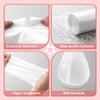 AOSULI Small Bin Bags 3-5l Bin Liners Pedal Clear Plastic Waste Bags with Tie Handle 108 Counts White Trash Bags Mini Garbage Bags for Bathroom,Toilet,Bedroom,Office Fit 3-6L Rubbish Bin view 3