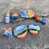 GROWWISH Natural 7 Chakra Healing Crystals Stones Series Spiritual Energy Thumb Stone Ball Wand Heart Moon Angel Pendant Pyramid Ornament-Type 22 view 3