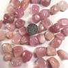 100g 10-20MM Natural Quartz Crystal Tumbled Gravel Stone Tumbled Crystal Stones for,100g 20-40mm view 3