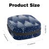 Sanitary Napkin Storage Bag, Period Kit Bag for School, Menstrual Cup Pouch, Sanitary Napkin Pads Organiser Bag, Trees view 3
