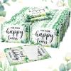 Lincia 100 Packs for Your Happy Tears Pocket Tissues Mini 3 Ply Wedding Tissues Packs for Guests Paper Travel Tissues Pocket Tissues Travel Packs Facial Tissues Bulk for Wedding Shower Party Favor view 1