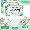 Lincia 100 Packs for Your Happy Tears Pocket Tissues Mini 3 Ply Wedding Tissues Packs for Guests Paper Travel Tissues Pocket Tissues Travel Packs Facial Tissues Bulk for Wedding Shower Party Favor view 3