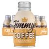 Jimmy's Iced Coffee Caramel BottleCan Multipack (12 x 275 ml) Refreshing, Ready to Drink Rainforest Alliance Arabica Chilled Coffee Energy Drink view 1