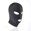 AlevRam Sexy Hood Mask Open Mouth Slider Headwear for Mysterious Games Cosplay Party (M, Black), black view 2