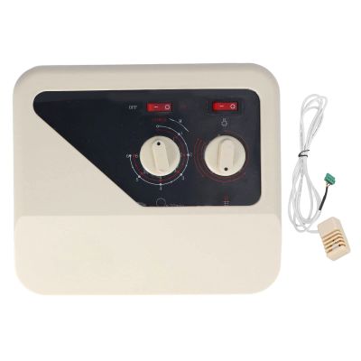 TITA-DONG Wall Mount Sauna Stove Controller, PP shell Sauna Stove Heater Controller with Probe Wire, Dry Sauna Stove Accessories for 9 to 15KW Sauna Stove