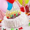 20 PCS Happy Birthday Cake Topper Double-Sided Acrylic Cake Toppers Picks Glitter Bling Dessert Toppers for Birthday Party Anniversary Cake Pastries DIY Decorations view 4