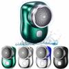 2023 New Mini Shave Portable Electric Shaver,USB Rechargeable Razors Easy One-Button Use Magic Mini Shavers Electric Shaving Machines for Home Car Travel (Green)