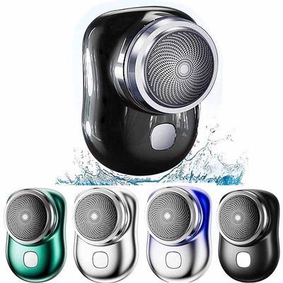 2023 New Mini Shave Portable Electric Shaver,USB Rechargeable Razors Easy One-Button Use Magic Mini Shavers Electric Shaving Machines for Home Car Travel (Black)