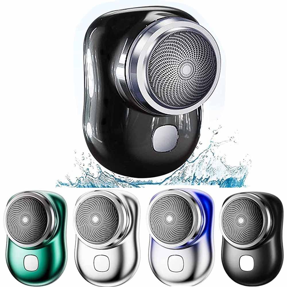 2023 New Mini Shave Portable Electric Shaver,USB Rechargeable Razors Easy One-Button Use Magic Mini Shavers Electric Shaving Machines for Home Car Travel (Black)