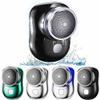 2023 New Mini Shave Portable Electric Shaver,USB Rechargeable Razors Easy One-Button Use Magic Mini Shavers Electric Shaving Machines for Home Car Travel (Black) view 1
