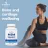 Bandini MSM and Vitamin C - 2000 mg Methylsulfonylmethane - 200 High Strength Vegan Tablets - Supplement for Joints, Skin, Hair, Nails & Collagen Building - Non-GMO, No Preservatives, No Additives view 2