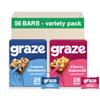 Graze Variety Box - Big Pack Selection - Blueberries & Lemon Healthy Snacks & Cherry Bakewell Oat Snack bars - Box of 56 Snacks - Packaging may vary - (56x30g) view 1