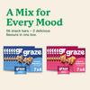 Graze Variety Box - Big Pack Selection - Blueberries & Lemon Healthy Snacks & Cherry Bakewell Oat Snack bars - Box of 56 Snacks - Packaging may vary - (56x30g) view 4