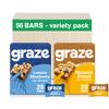 Graze - Sweets Healthier Snacks - Oats bars Selection - Banana & Blueberries & Lemon Oat & Snack bars - Packaging may vary - Box of 56 Vegan Snacks view 1