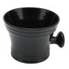 FILFEEL Plastic Shaving Bowl Black Shaving Soap Bowl for Men Large Capacity Portable Shave Mug with Handle for Barber Home Travel view 1
