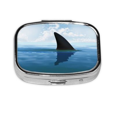 Shark Cum Square Pill Box, Pill Dispenser Box Cod Liver Oil Box Vitamin Pill Box Patient Pill Box