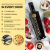 Morocco Gold Early Harvest Olive Oil Extra Virgin - Polyphenol Rich 652mg/kg - Pure & 100% Natural with 4 Years Shelf life - Fresh Harvest Cold Pressed EVOO - (6 Bottles For The Price of 5) 500ml view 2
