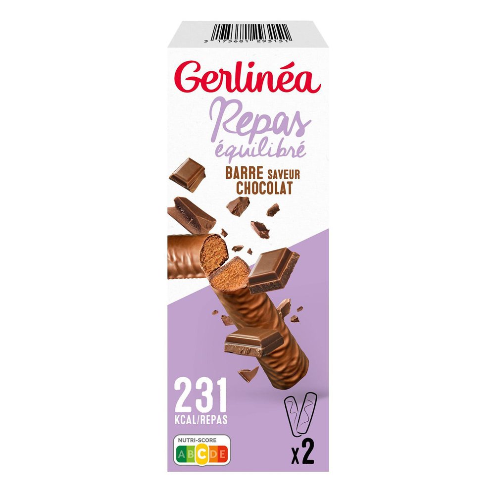 Gerlina Chocolate Lunch Box - 1 Box (2 Bars)