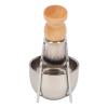 Men's Shaving Brush Set, Durable 3-in-1 men's Shaving Tool Kit for Home Use view 4