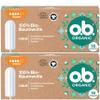 2 Packs of Tampon - O.B. Organic Normal, (16 Count) Organic Tampons for Medium to Strong Days, Made from 100% Organic Cotton for Natural Protection, Brown, 30360 view 1
