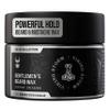 The Beard Struggle - Gentlemen's Beard & Moustache Wax - Silver Collection - Viking Storm - 50g / 1.76 US. oz. Warrior-Glass Jar view 1