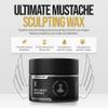 The Beard Struggle - Gentlemen's Beard & Moustache Wax - Silver Collection - Viking Storm - 50g / 1.76 US. oz. Warrior-Glass Jar view 2