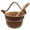 HSE Cedar Large 6L Sauna Bucket & Ladle (6L, Red Cedar) view 1