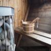 HSE Cedar Large 6L Sauna Bucket & Ladle (6L, Red Cedar) view 2