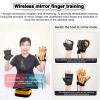 Oiyekntd Rehabilitation Robot Gloves for Stroke Hemiplegia Patients, Finger Training Hand Splint Finger Orthosis Functional Hand Splint for Long-Term Relief Minimize Spasticity,RightHand-L view 3