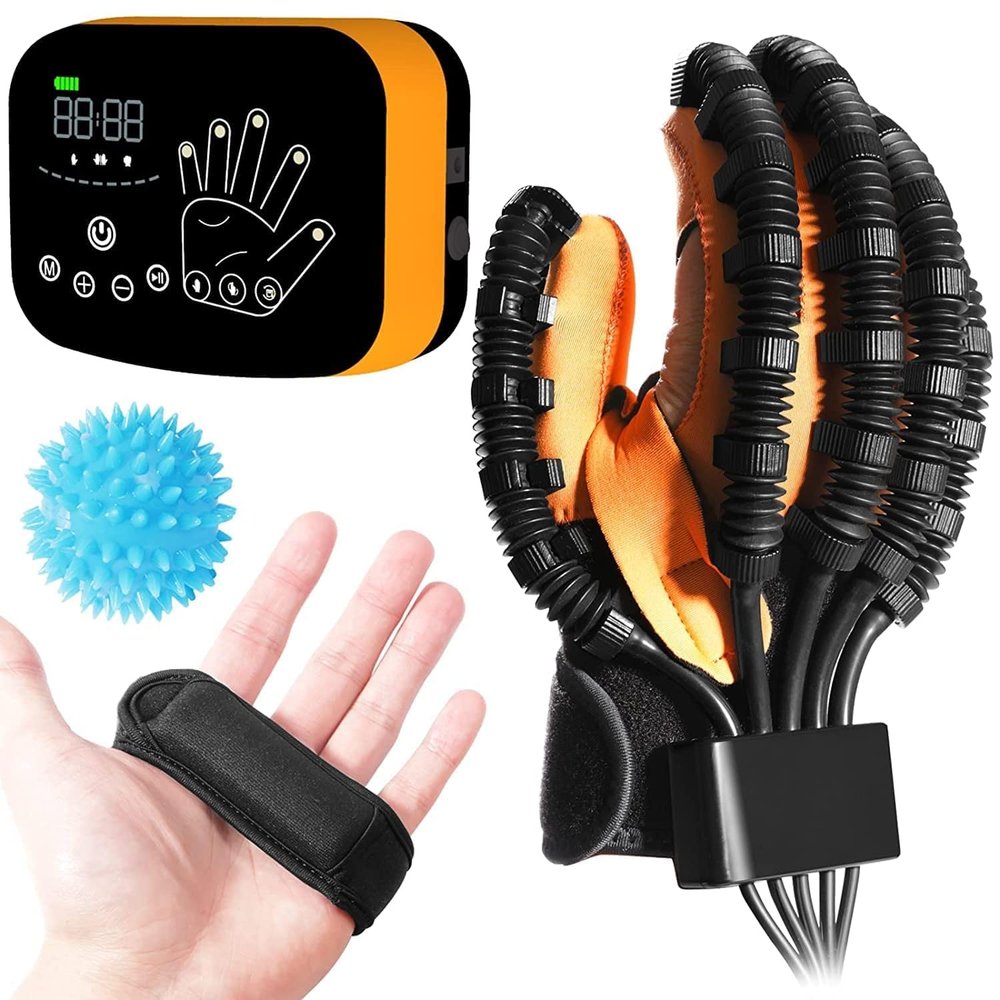 CommSin Robot Rehabilitation Glove, Stroke Finger Rehabilitation Gloves, Hand Function Recovery Device,Finger Robot, Hand Recovery Equipment, Rehabilitation Gloves for Finger Training