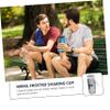 COHEALI Hydration on The Go 400ml Shaker Water Bottle Fitness Drinkware Easy Clean view 4