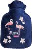 Uteruik Hot Water Bottle Mini 200ml PVC Hot Water Bag for Pain Relief Hand Feet Warmer Gift, 1pcs view 1