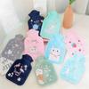 Uteruik Hot Water Bottle Mini 200ml PVC Hot Water Bag for Pain Relief Hand Feet Warmer Gift, 1pcs view 3