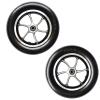 10inch Wheelchair Accessories Replacement Wheel, 102 Anti-slip Solid Castor for Wheelchair Disabled Elderly Walkers, 2 Pcs view 1