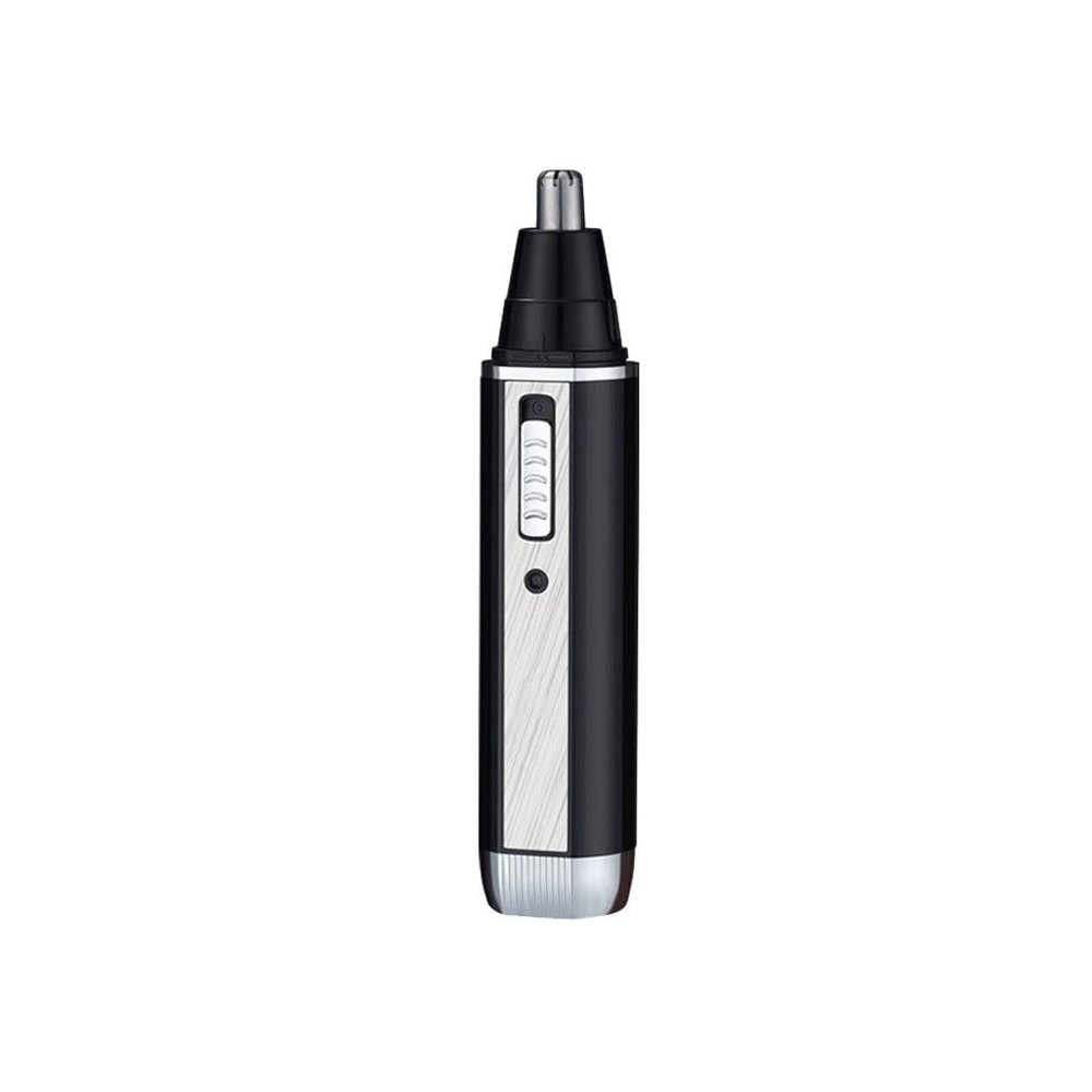 XMING Electric Nose Hair Trimmer Men's Rechargeable Nose Shaving Machine Multi-functional Nose Hair Trimming Scissors (Color : Black A)