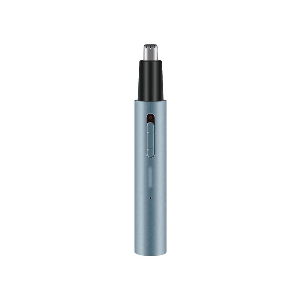 XMING Electric Nose Hair Trimmer Men's Shaving Nose Hair Trimming Scissors Women's Nose Hair Removal Rechargeable (Color : Blue)