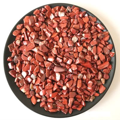 100g Natural Red Jasper Crystal Tumbled Stone Gemstone Mineral Chip Quartz Crystals Natural Stones,100g 9-12mm