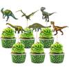 Gyufise 36Pcs Dinosaur Cupcake Toppers Roar Dinosaur Cupcake Picks Decorations for Dino Theme Baby Shower Kids Birthday Party Cake Decorations Supplies view 1
