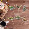 Gyufise 36Pcs Dinosaur Cupcake Toppers Roar Dinosaur Cupcake Picks Decorations for Dino Theme Baby Shower Kids Birthday Party Cake Decorations Supplies view 4