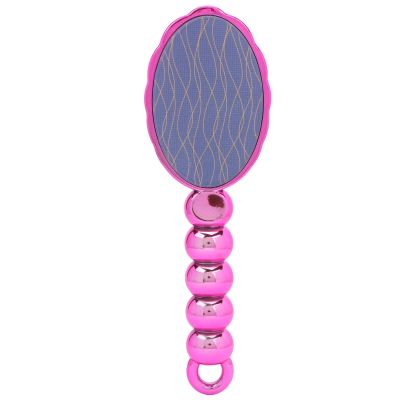 Crystal Hair Eraser for Women Men, Handheld Manual Physical Hair Romover with Ergonomic Handle, Reusable Painless Hair Removal Exfoliation Tool for Leg Arms Body, Slow Hair Regrowth(Red)