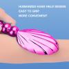Crystal Hair Eraser for Women Men, Handheld Manual Physical Hair Romover with Ergonomic Handle, Reusable Painless Hair Removal Exfoliation Tool for Leg Arms Body, Slow Hair Regrowth(Red) view 4
