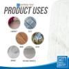 Microfibre Flat Refill for Bamboo Floor Mop - Perfect for Hardwood, Laminate, Tile, and More - Flat Mop for Kitchen, Bathroom, Shower - Laminate Floor Cleaner Mop  (Pack of 2 Flat Refill Pads) view 4