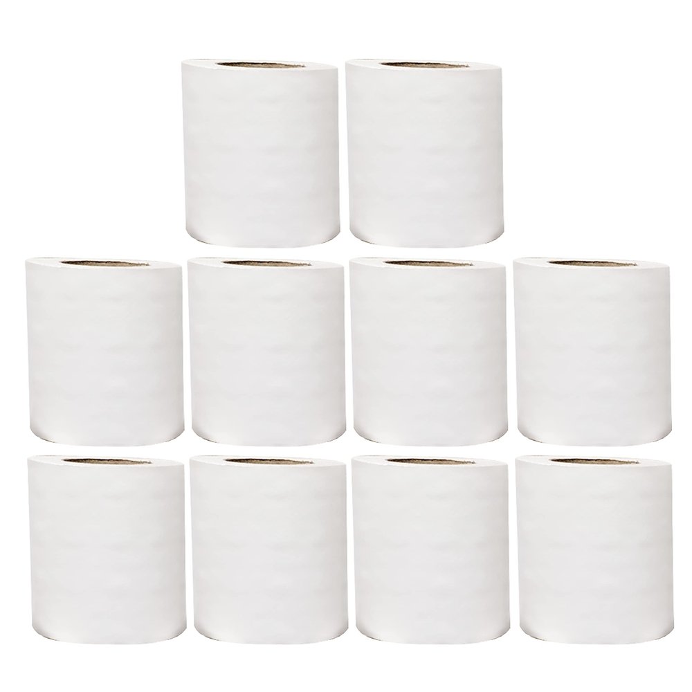    - 2 PLY Toilet Roll White Tissue Roll Loo Tissue Strong Soft Quilted & Fragrance Free Embossed Toilet Tissue Paper 22M Length x 10cm Width.