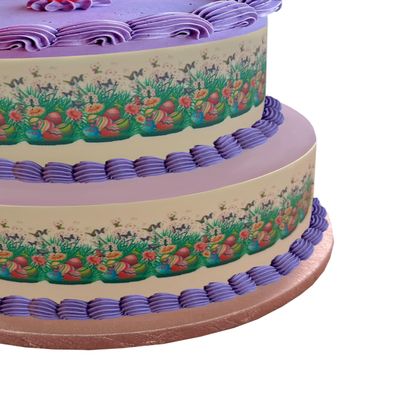 A4 Edible Decor Icing Sheet EASTER EGG BUTTERFLY Border Edible Cake Topper Decoration
