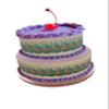 A4 Edible Decor Icing Sheet EASTER EGG BUTTERFLY Border Edible Cake Topper Decoration view 3