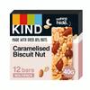KIND Bars, Gluten Free Snack Bars, Caramalised Biscuit Nut, High Fibre, Healthy Snack, No Artificial Colours, Flavours or Preservatives, Multipack 12 x 40g