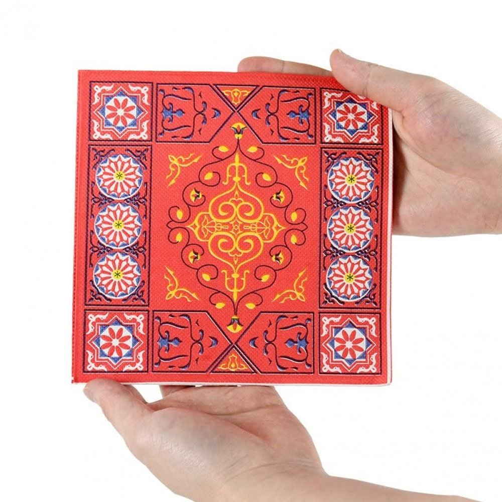 20pcs Eid Mubarak Paper Napkins Ramadan Decorations for Home Table Islamic Muslim Supplies Ramadan Kareem Eid Adha Gifts