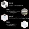 Dental Defogging Mirror with 5 LED lights Tooth Imaging Reflector Obervation Mirror Dentist Tool view 2