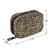 Moyyo Original Leopard Print Weekly Pill Organiser 7 Day Pill Box with Bag, Multiple Pockets Travel Pill Boxes Portable Daily Medication Organizer Dosette Box for Vitamin Supplement view 3